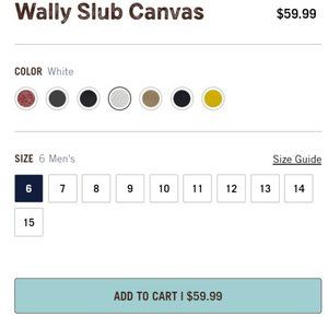 Hey Dude Shoes (EUC) Wally Slub Canvas